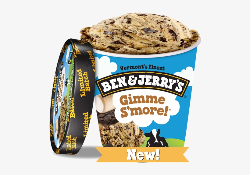 Gimme S'more ™ Ice Cream, Pint - Ben And Jerry's Oat Of This Swirled, transparent png