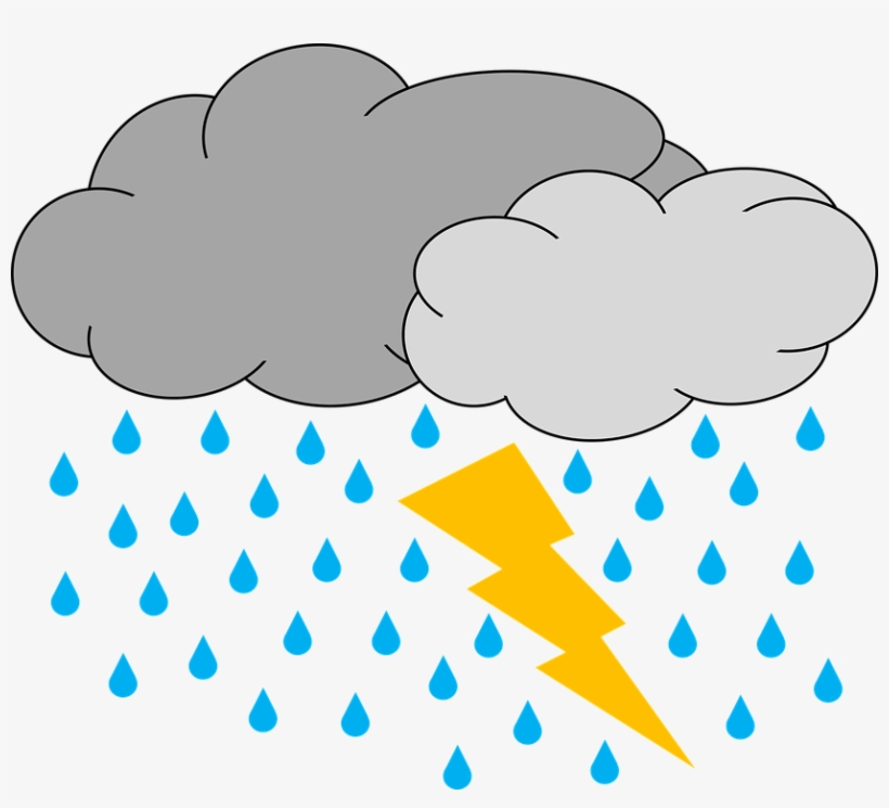Lightning Bolt Clipart, Suggestions For Lightning Bolt - Thunderstorm Clipart, transparent png