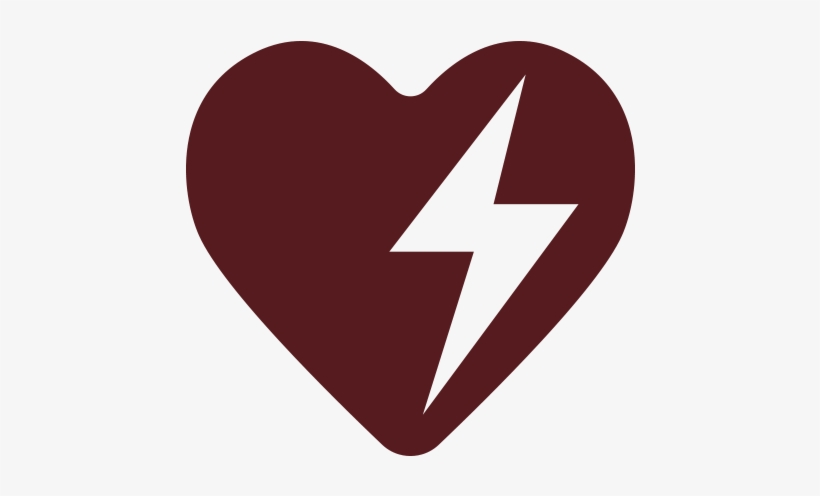 Clip Art Of Heart With A Lightning Bolt - Heart With A Lightning Bolt, transparent png