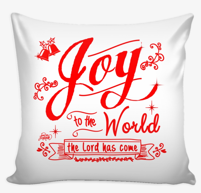 Joy To The World Pillow Cover 16" - Pennywise Black And White, transparent png