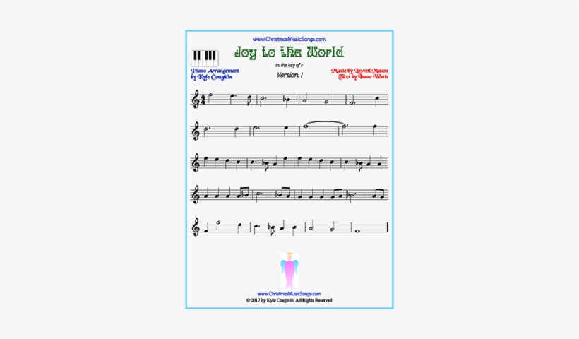 Joy To The World For Beginner Piano - Piano, transparent png