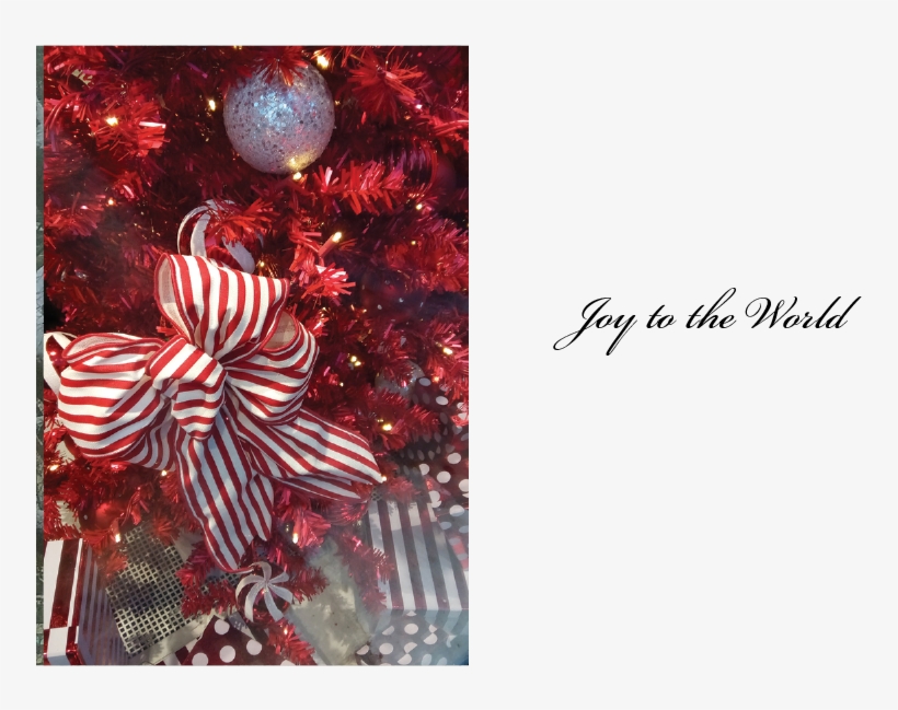 Joy To The World - Red, transparent png