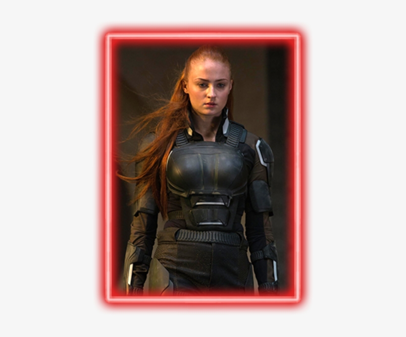 Sophie Turner - X Men Apocalypse Jean Grey Suit, transparent png