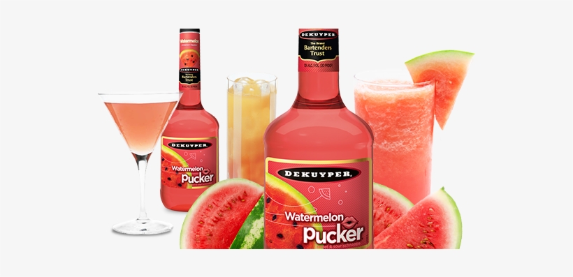 Flavors - Dekuyper Pucker Schnapps, Sweet & Sour, Watermelon, transparent png