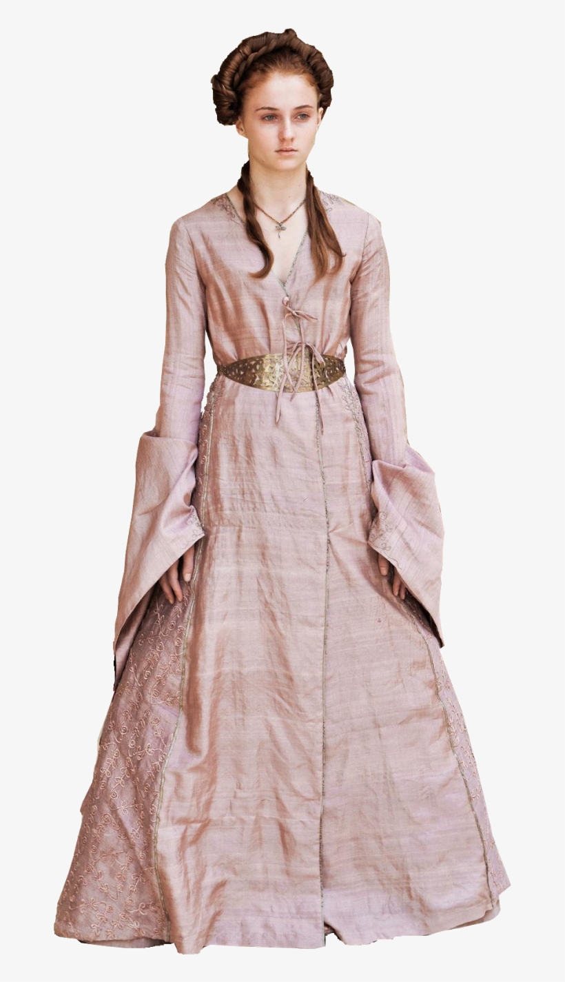Png Sansa Stark - Sansa Stark Pink Dress, transparent png