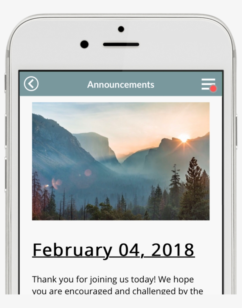 Info Page Announcements - Iphone, transparent png