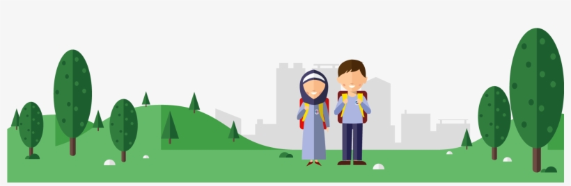 Islam Clipart Islamic School - Islamic School Cartoon Png, transparent png