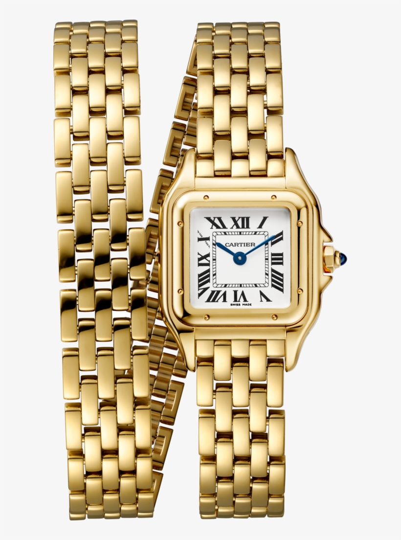 Panthère De Cartier Watch, transparent png
