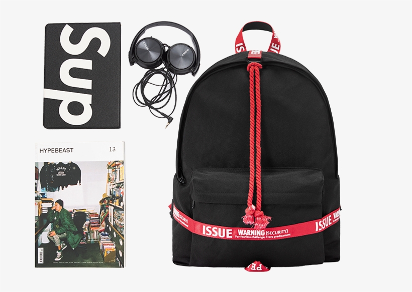 Issue Warning Tape Backpack - Backpack, transparent png