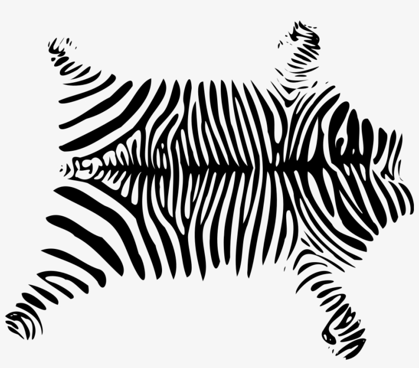 Hartmann's Mountain Zebra Carpet Zebrafell Download - Skin Of Animals Clipart, transparent png