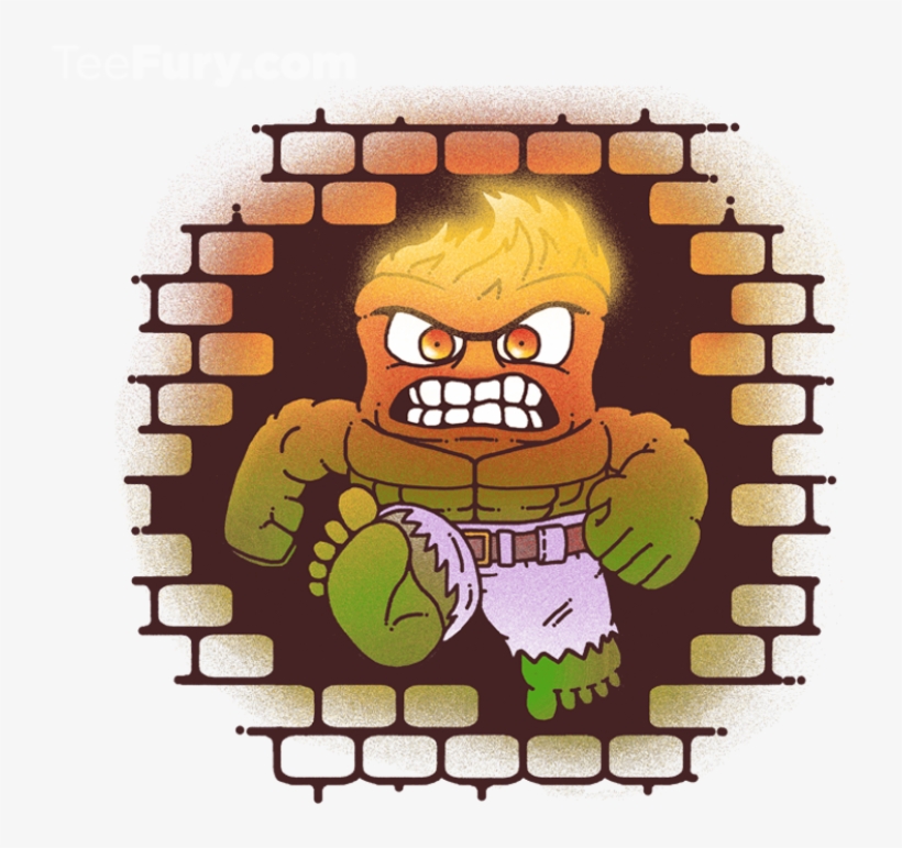 Inside Out Anger Hulk - Anger Inside Out Hulk, transparent png