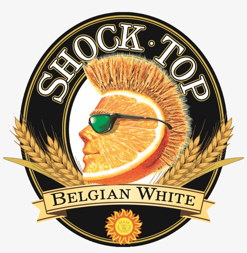 Original-logo - Shock Top Belgian White Logo, transparent png