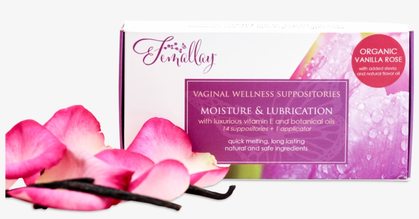 Romantically Vanilla Rose Vaginal Moisturizing & Lubricating - Suppository, transparent png