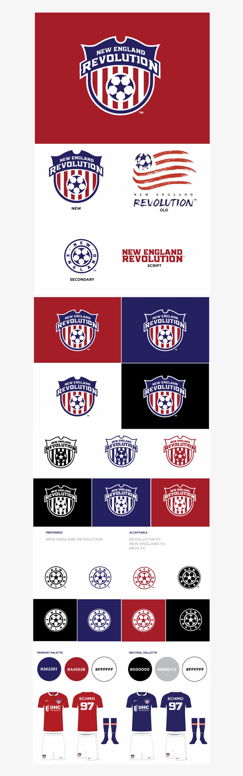 New England Revolution Branding, transparent png