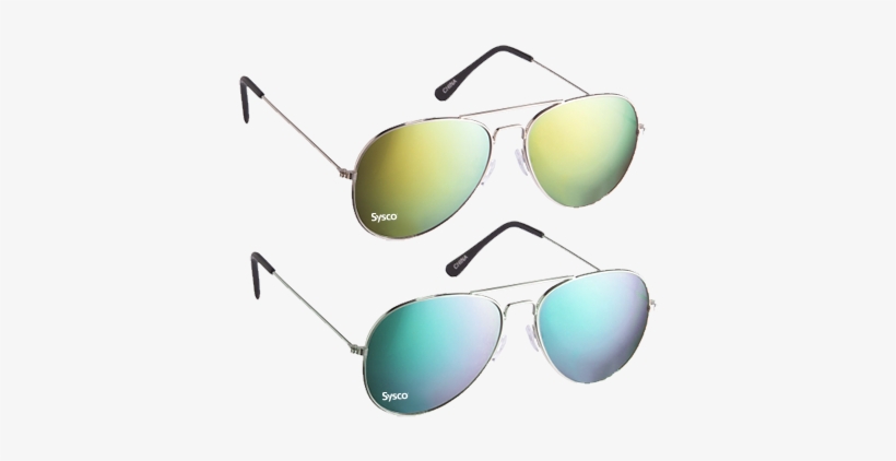 Aviator Sunglasses - 100 Branded Sunglasses - Color Mirrored Aviator Sunglasses, transparent png