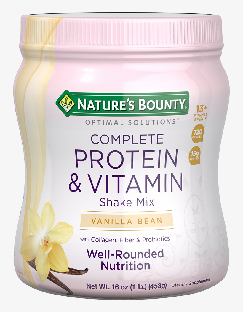 Complete Protein & Vitamin Shake Mix Nature's Bounty Protein 750x1000 PNG Download PNGkit