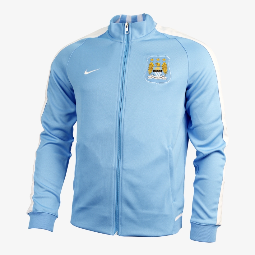 Manchester City 2015/16 Men's N98 Jacket - Polar Fleece, transparent png