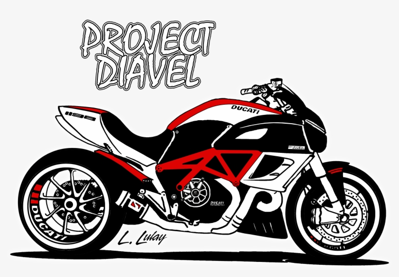 Custom Artwork - Dibujos Ducati Monster 696, transparent png