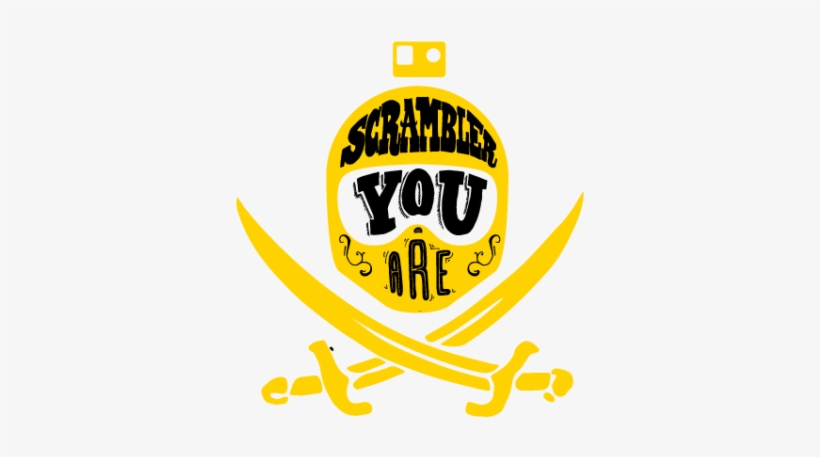 “scrambler You Are” - Skull And Crossbones Pirate Sign, transparent png