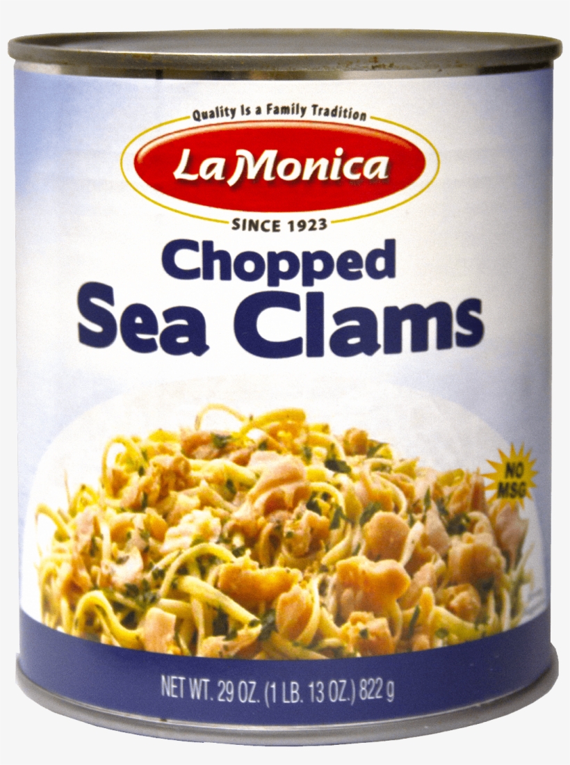 Can Of Lamonica 29 Oz Chopped Sea Clams - Lamonica Chopped Sea Clams, transparent png