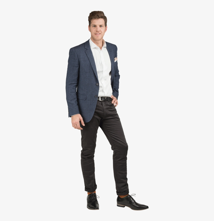 Daniel Hechter Blue Dot Pattern Blazer - Blazer, transparent png