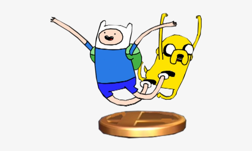 Finn & Jake Trophy - Super Smash Bros Melee Pucca, transparent png