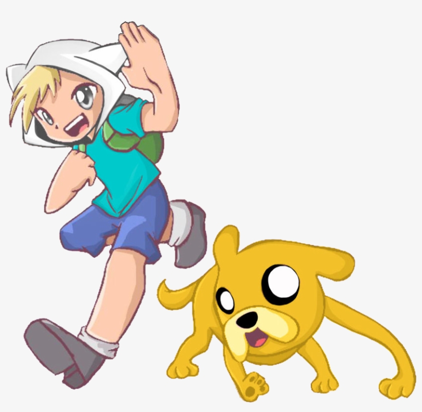 Finn & Jake Render - Adventure Time, transparent png