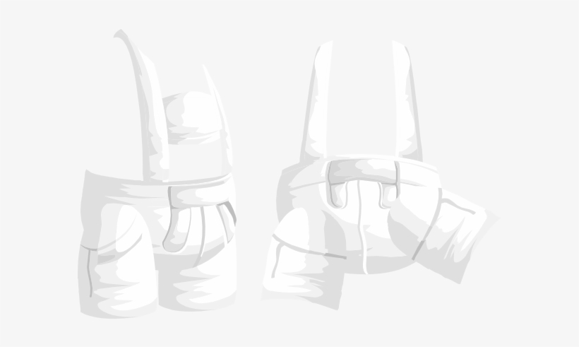 How To Set Use Suspender Pants Svg Vector - Trousers, transparent png