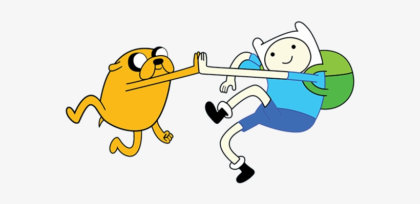 Finn And Jake Thank You Well In Advance - Cartoon, transparent png