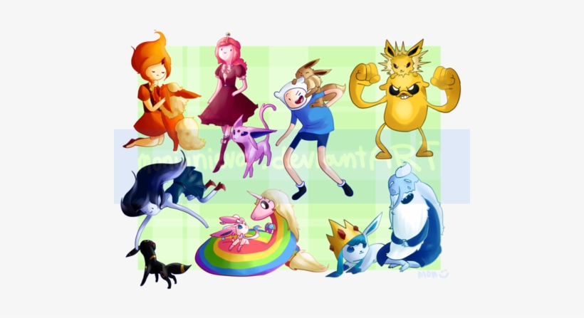 Sylveon And Flareon And Eevee, transparent png