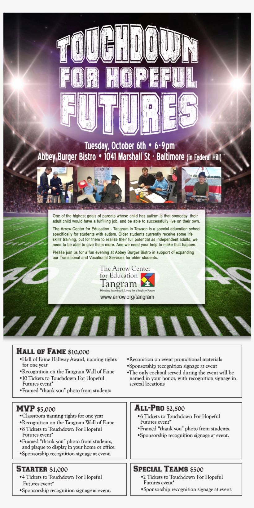 Touchdown For Hopeful Futures - Soccer-specific Stadium, transparent png