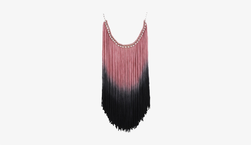 It's Fringe, Ombre - Ombre Fringe Necklace, transparent png