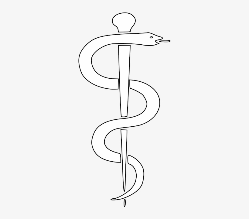 Durante Mucho Tiempo Se Pensó Que El Origen Del Símbolo - Rod Of Asclepius, transparent png