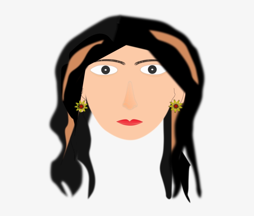 Cartoon Face Girl Woman Silhouette - Cartoon, transparent png