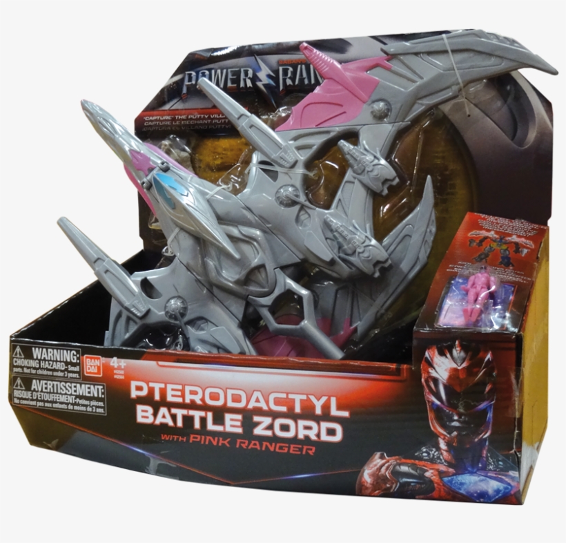 Concursa Por Tu Power Rangers Movie - Power Rangers Movie Pteradactyl Battle Zord With Pink, transparent png