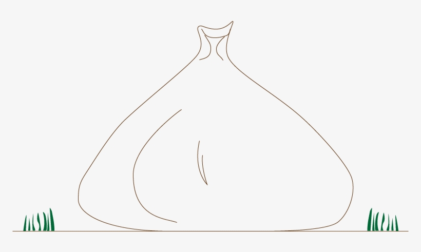 Making Compost In A Garbage Bag Is By Far The Simplest - Sketch, transparent png