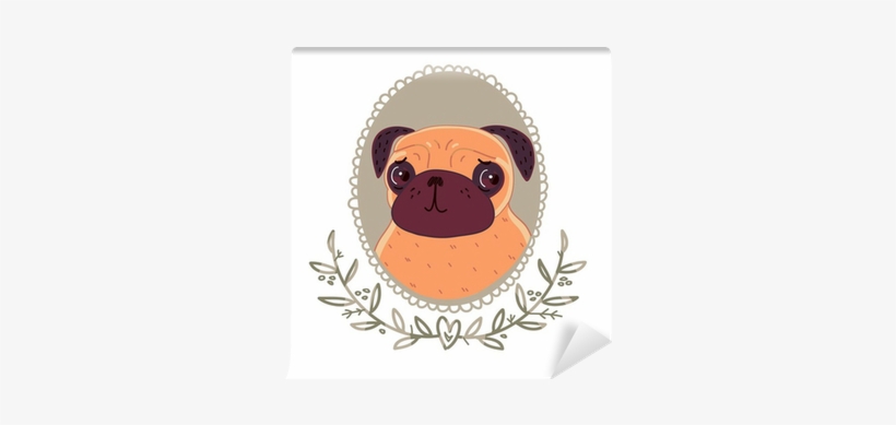 Pug, transparent png