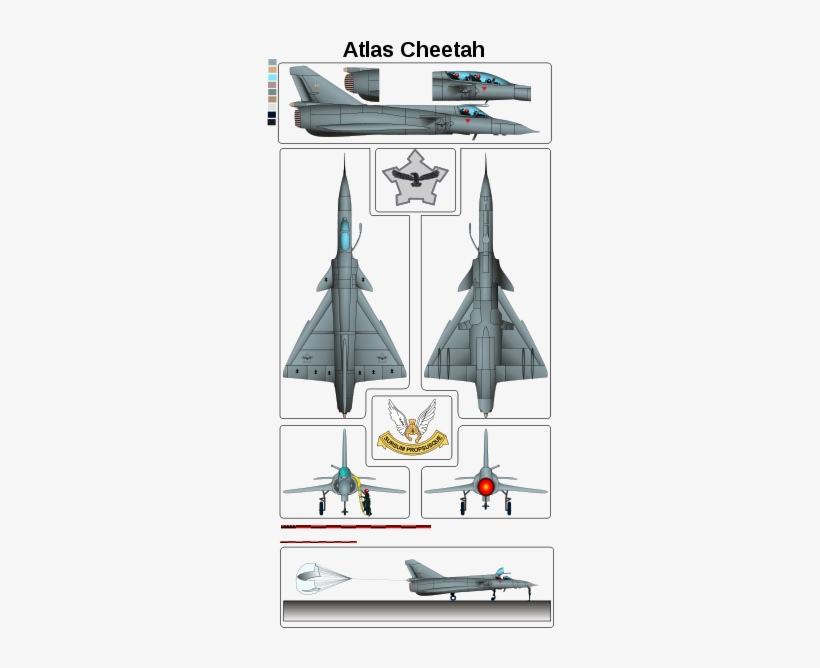 A Drawing Of The Atlas Cheetah - Atlas Cheetah C, transparent png