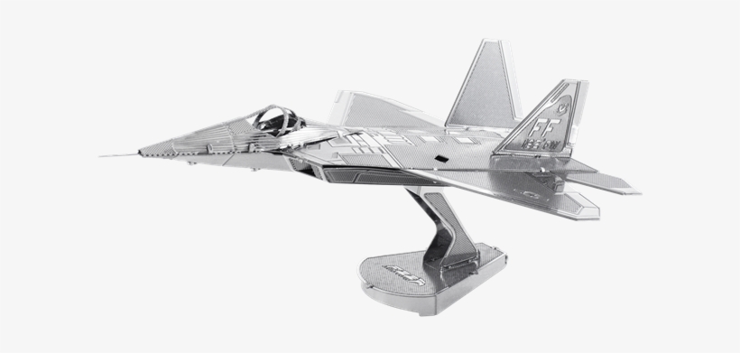 Picture Of F-22 Raptor - Metal Earth 3d Laser Cut Lockheed Martin Plane Models:, transparent png