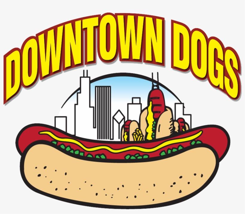 Food Clipart Chicago-style Hot Dog Downtown Dogs Png - Downtown Dogs, transparent png