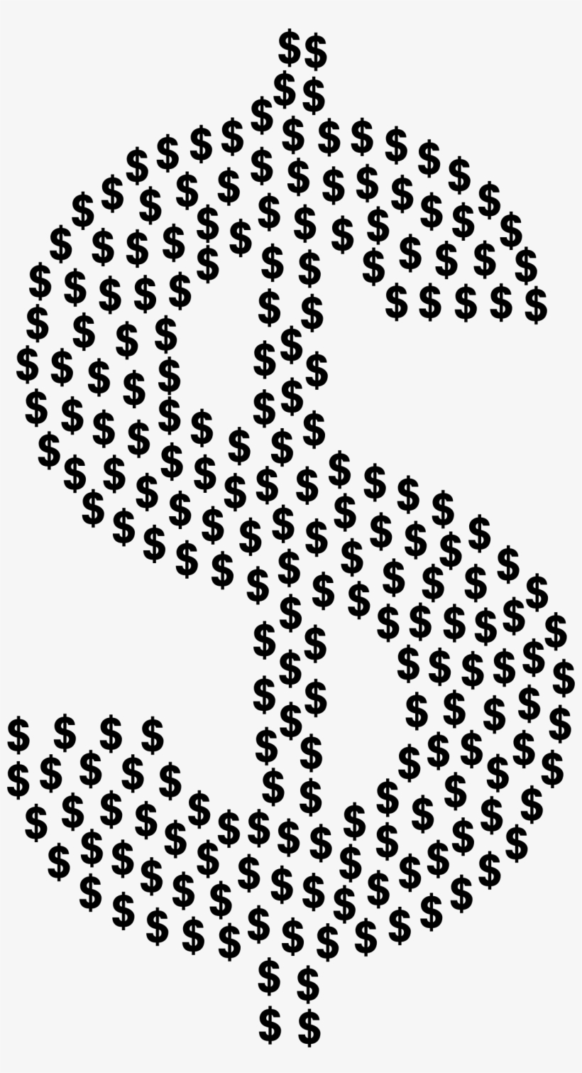 This Free Icons Png Design Of Dollar Sign Fractal, transparent png