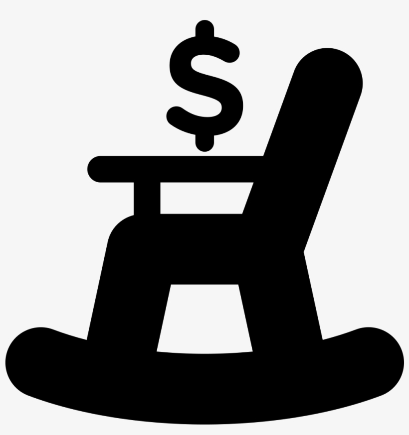 Dollar Sign Silhouette At Getdrawings - Rocking Chair Icon Png, transparent png