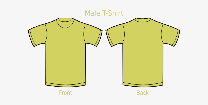 Tan Tshirt Clip Art - Tan T Shirt Template, transparent png