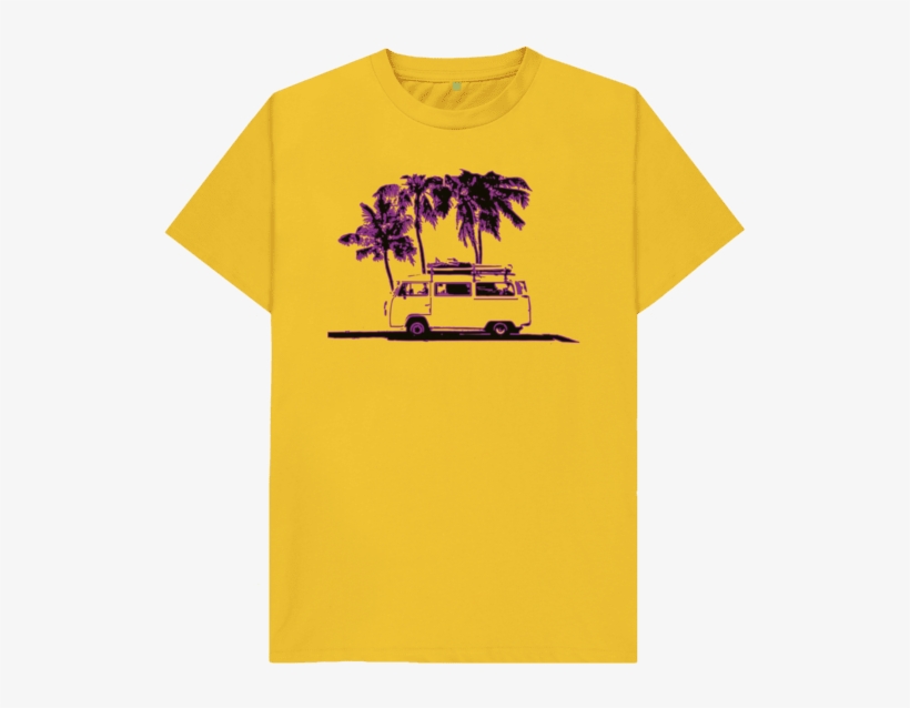 Mustard Unisex Campervan T-shirt Purple Outline - Kabhi Kabhi Lagta Hai Apun Hi Bhagwan Hai Tshirt, transparent png