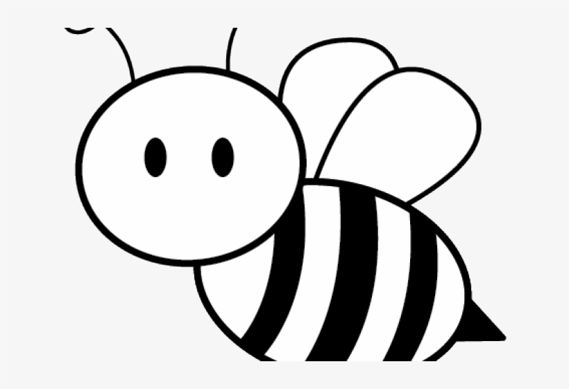 Outline Image Of Honey Bee, transparent png