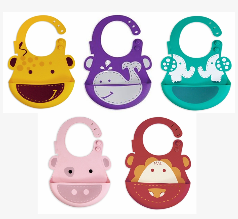Adjustable Silicone Baby Bibs - Marcus Marcus Silicone Bib, transparent png