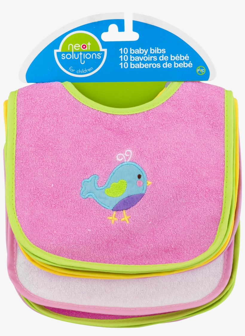 Neat Solutions 4pk Att Sayings Knit Terry Bib Set, transparent png