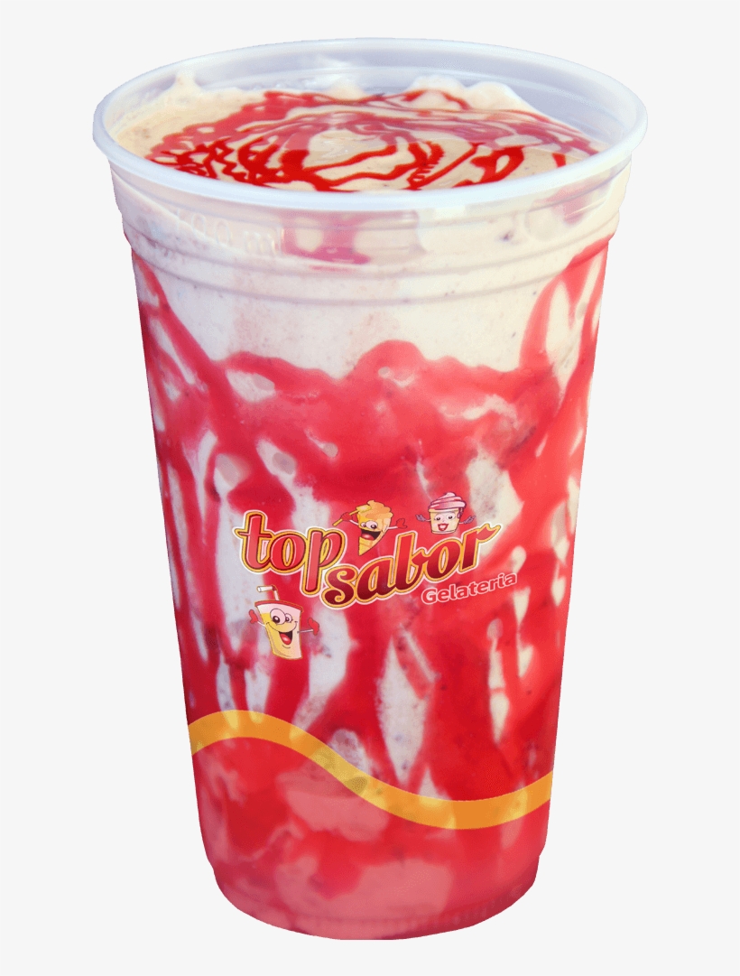 Milk Shake Morango Png - Strawberry, transparent png
