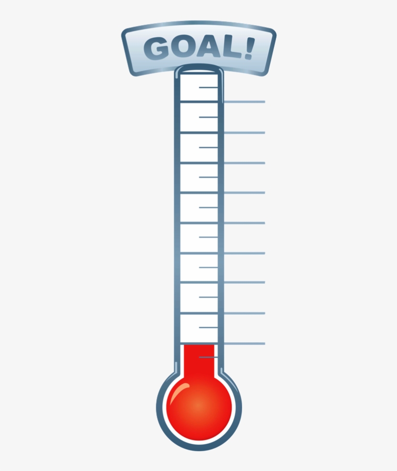 Fundraising Png - Fundraising Thermometer Png Transparent, transparent png