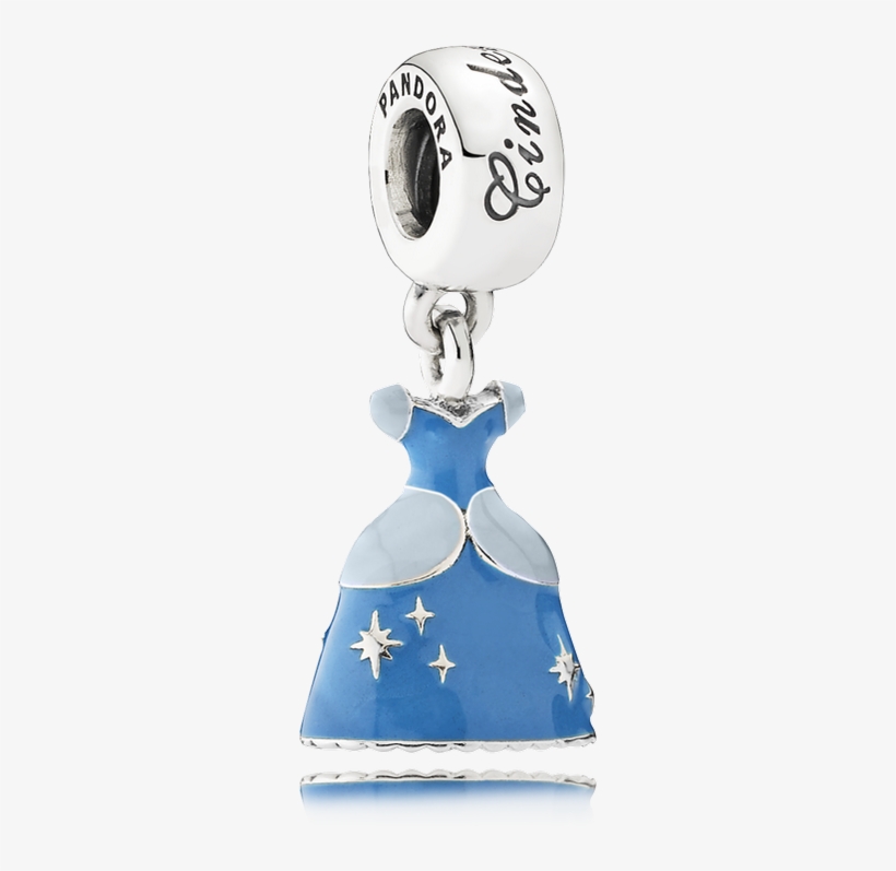 Disney, Cinderella's Dress Dangle Charm, Mixed Enamel - Cinderella Charm, transparent png